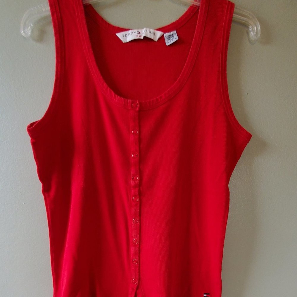 Tommy Hilfiger Red Basic Tank
